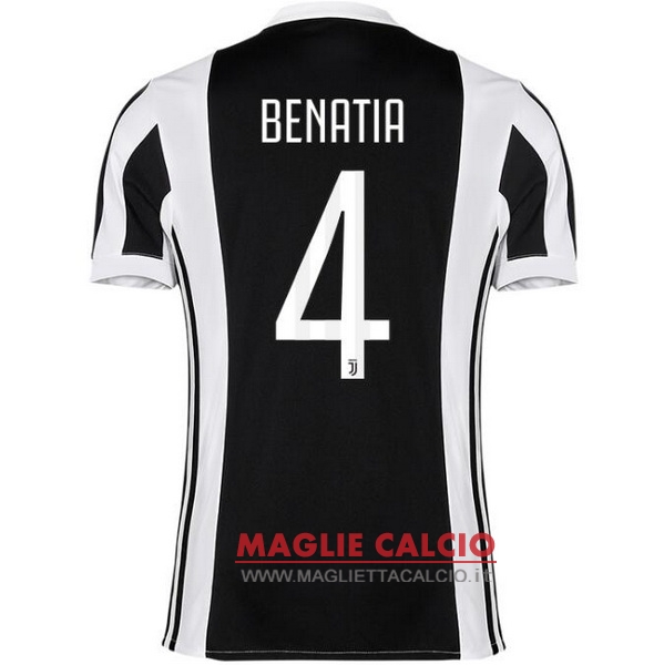 nuova maglietta juventus 2017-2018 benatia 4 prima